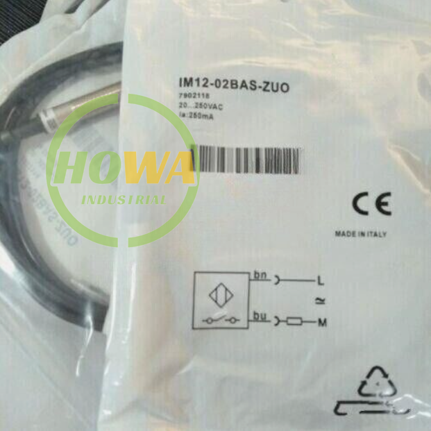 1Pc  Inductive proximity switch sensor IM12-02BAS-ZU0 7902118 IM12-02BAS-ZUO