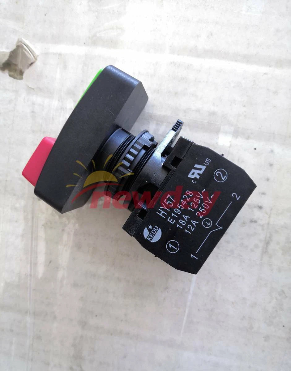 QTY:1PC KEDU HY57 125V 18A 1NO 1NC Push Button Switch