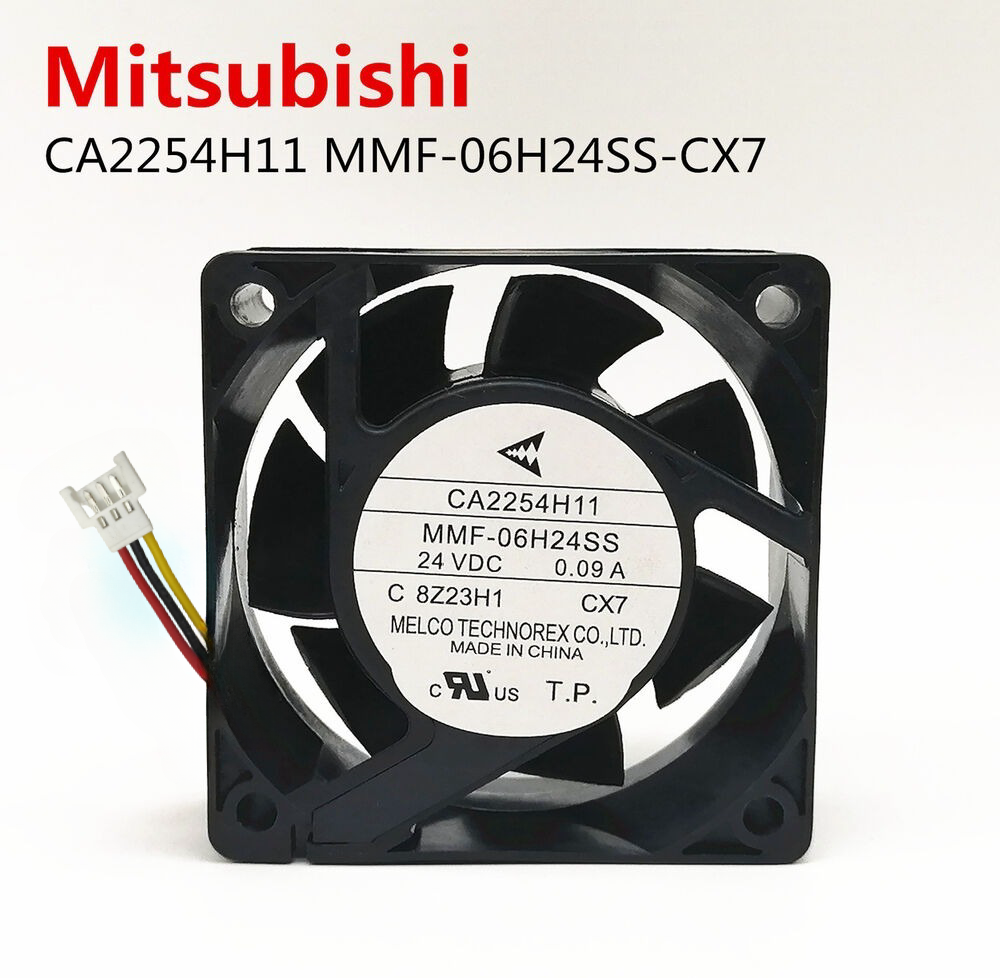 1pcs Mitsubishi CA2254H11 MMF-06H24SS-CX7 6cm 24V 0.09A Inverter Cooling Fan