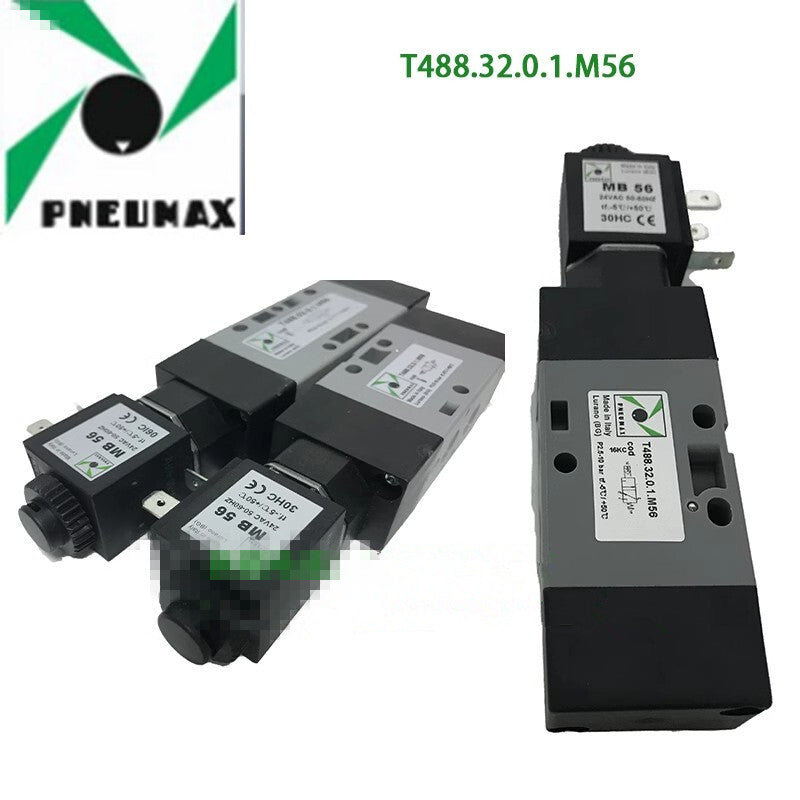 1pcs  PNEUMAX Solenoid Valve T488.32.0.1.M56 Marine woodworking valve