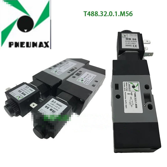 1pcs  PNEUMAX Solenoid Valve T488.32.0.1.M56 Marine woodworking valve