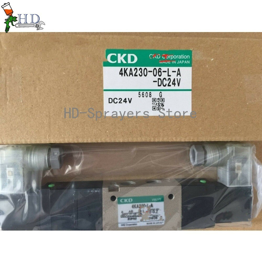1PCS  For CKD Solenoid Valve 4KA230-06-L-A-DC24V freight free