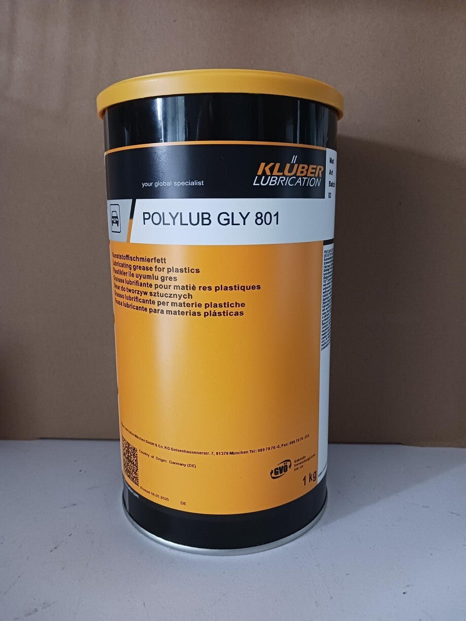 KLUBER Lubrication POLYLUB GLY 801 Grease 1Kg (2.2 LB)  free shipping