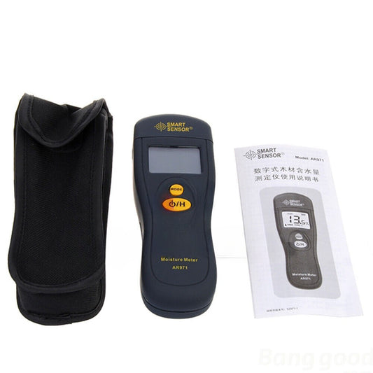 Smart Sensor  AR971 Digital Paper Wood Moisture Tester Meter Detector Finder