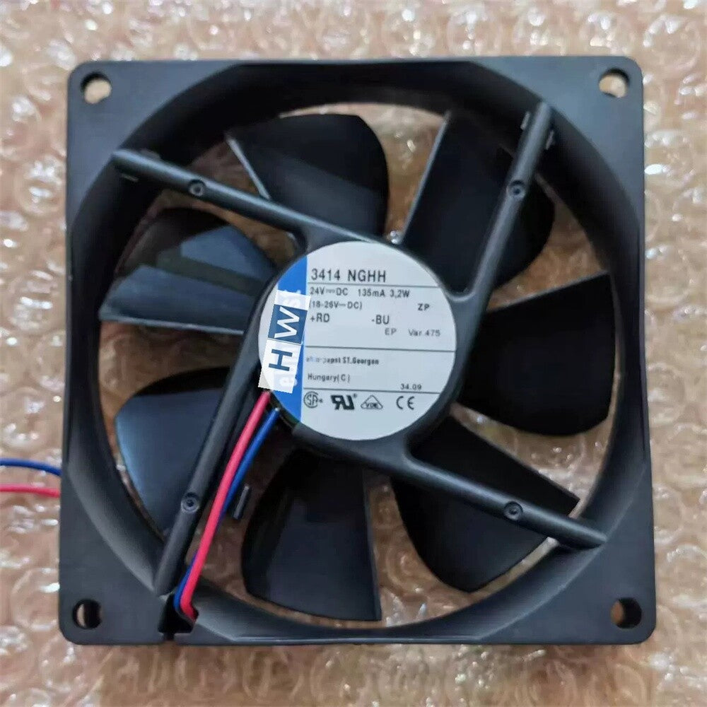 1/piece 2-wire 3414NGHH 3414 NGHH 24V 135MA 3.2W Equipment Axial Flow Fan