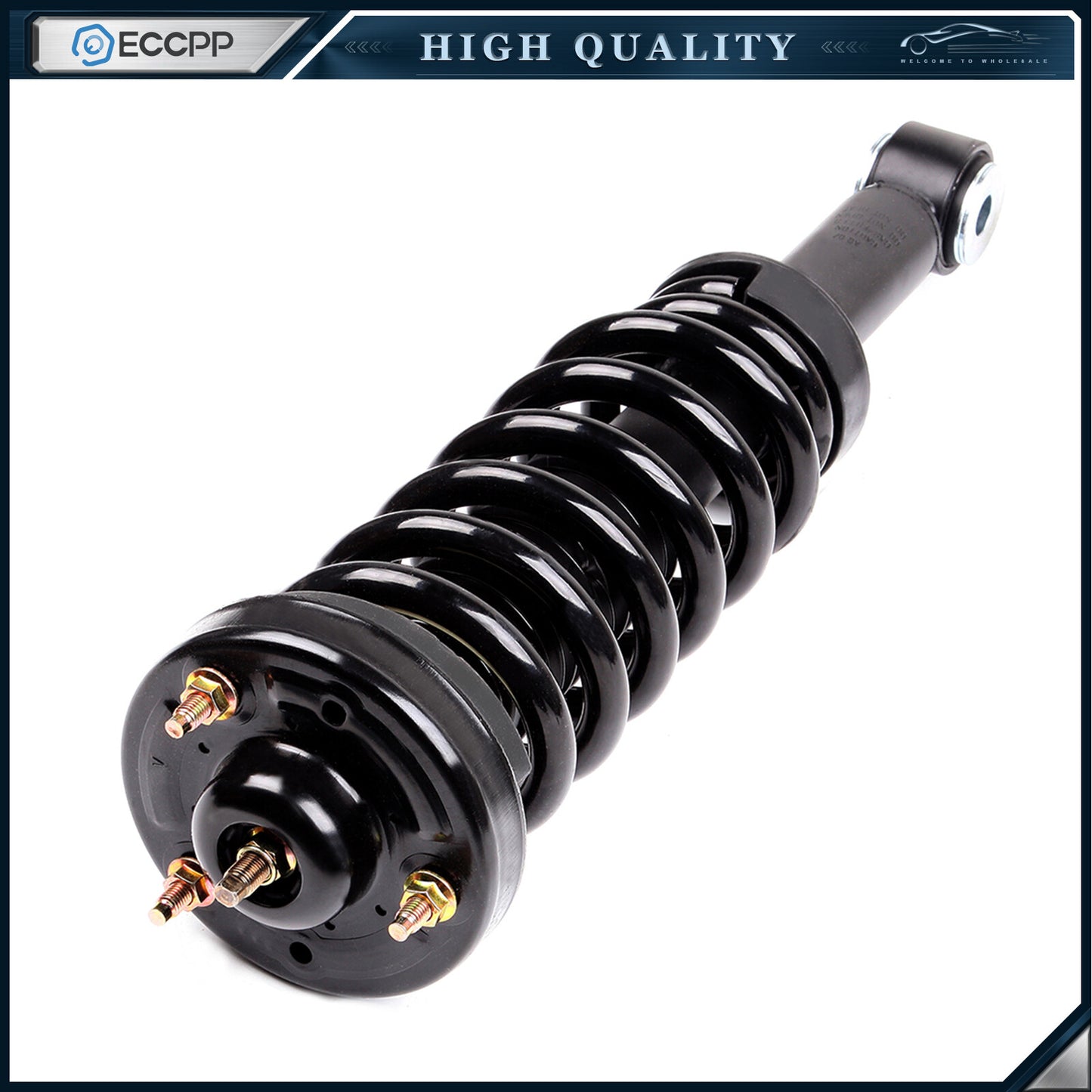 2.5" Front Leveling Lift Kit & Front Complete Struts For 2009-2013 Ford F150 4WD