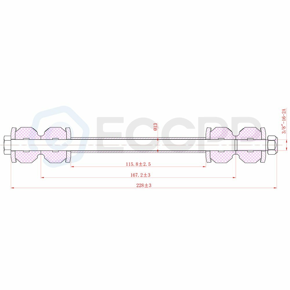 11pcs For 1993 1994 -2000 Chevrolet K2500 Front Suspension Stabilizer Bar Links