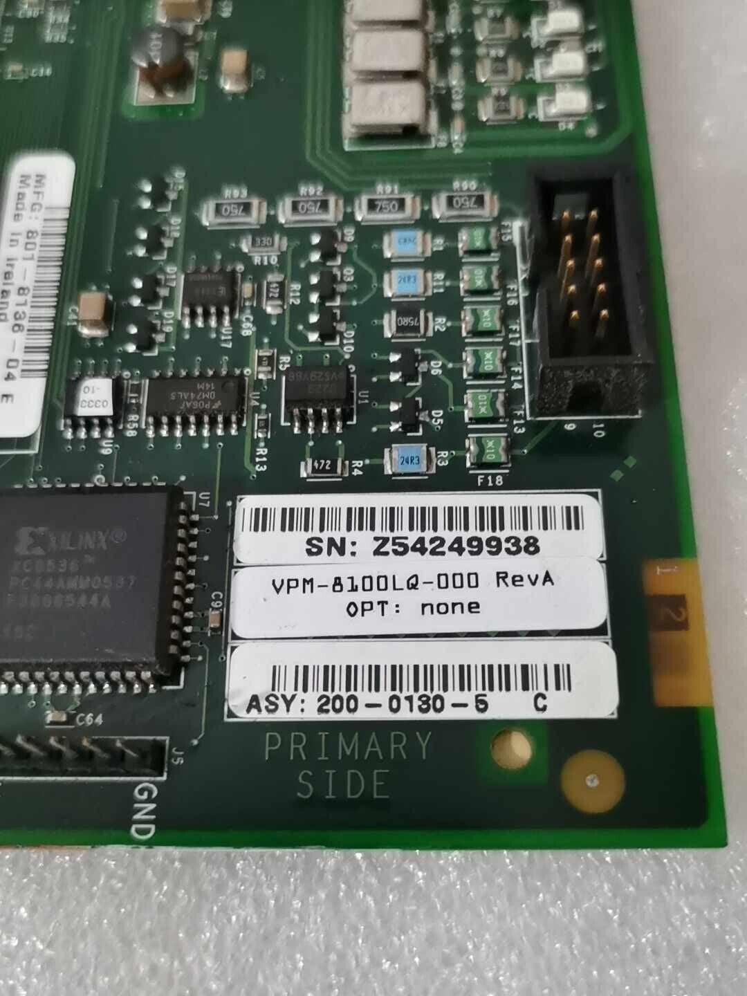 VPM-8100LQ-000 RevA 801-8136-04 Video image capture card Free Shipping