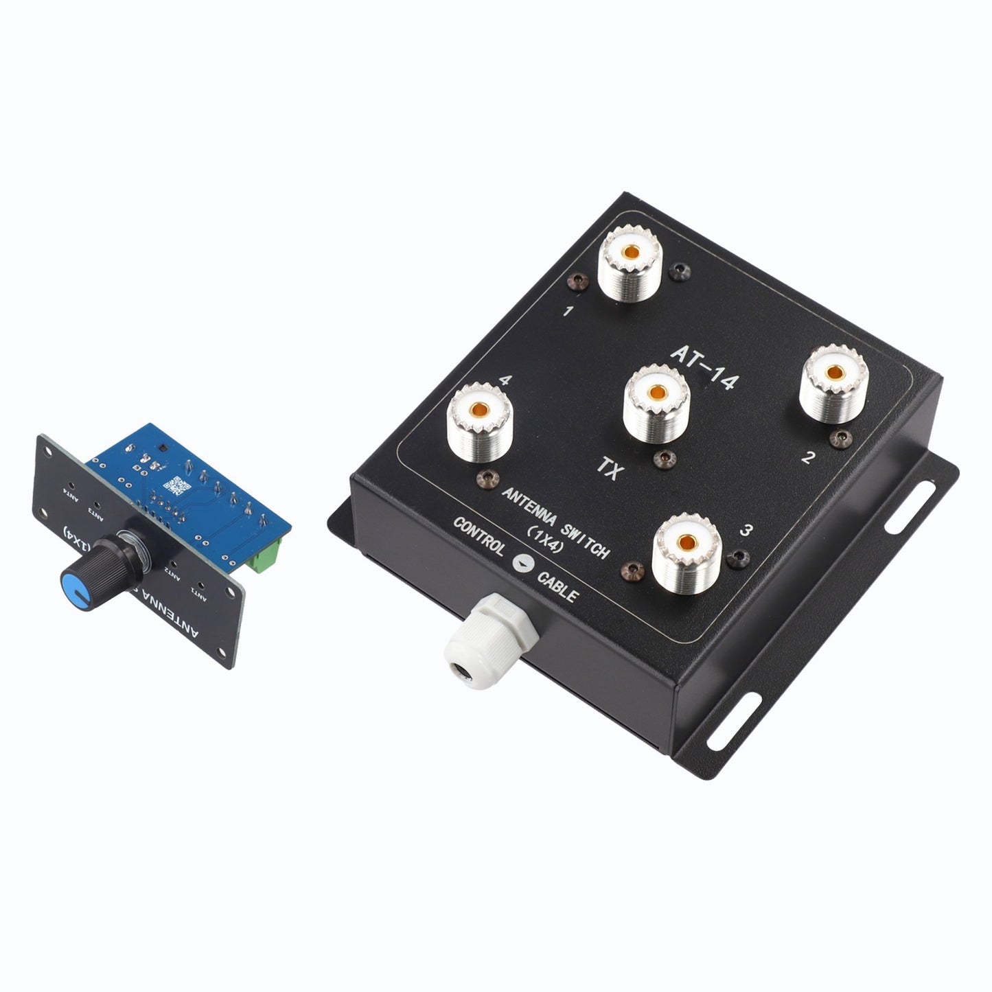 4 Way Coaxial Antenna Switch 1 8 60MHz with Low Loss Signal Technology