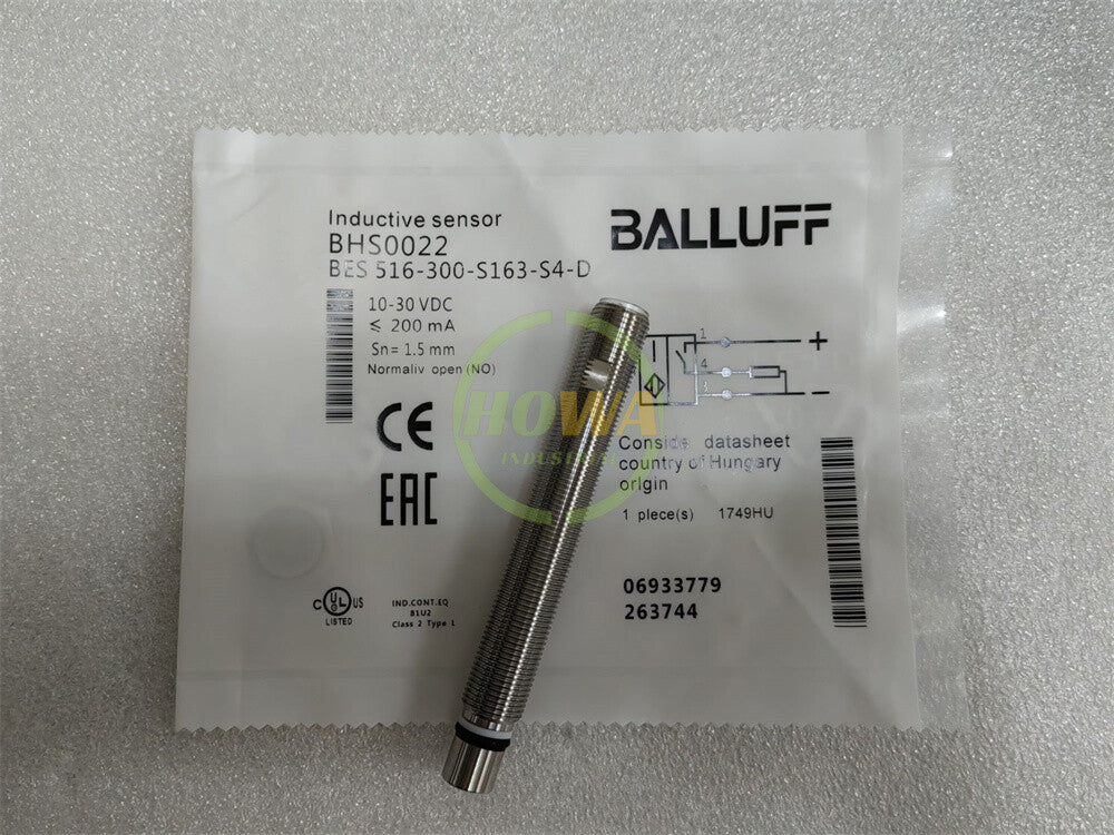 BALLUFF BES 516-300-S163-S4-D (BHS0022) Inductive Standard Sensors PNP