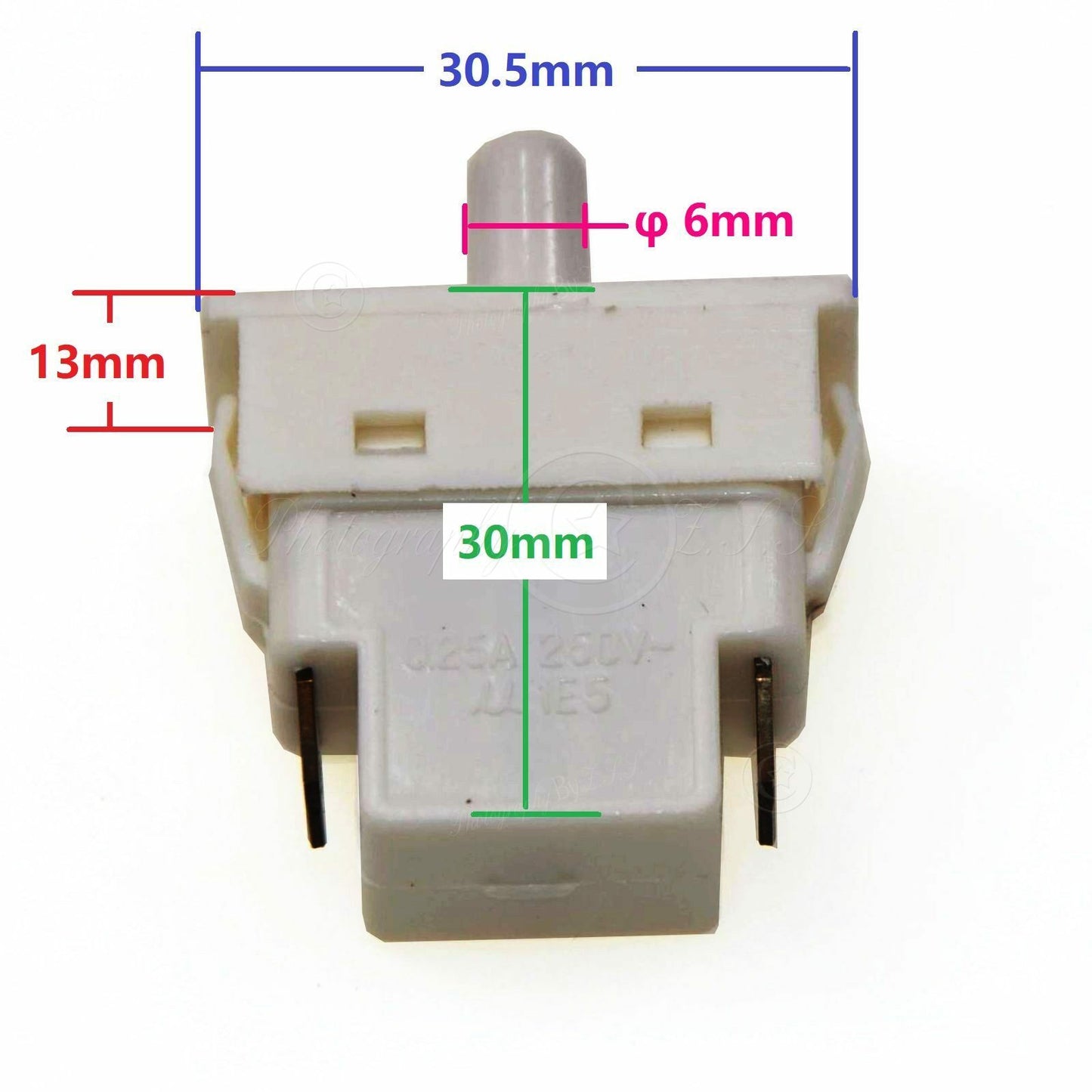 2x Universal JL-06 Refrigerator Door Gated Light Switch Replacement Fridge Parts