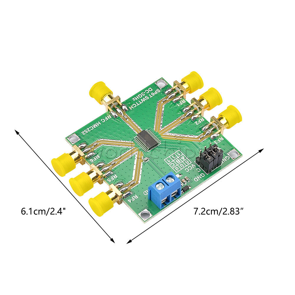HMC252 DC-3GHz Non-Reflective RF Switch Module Module Single-Pole 6 Throw Switch