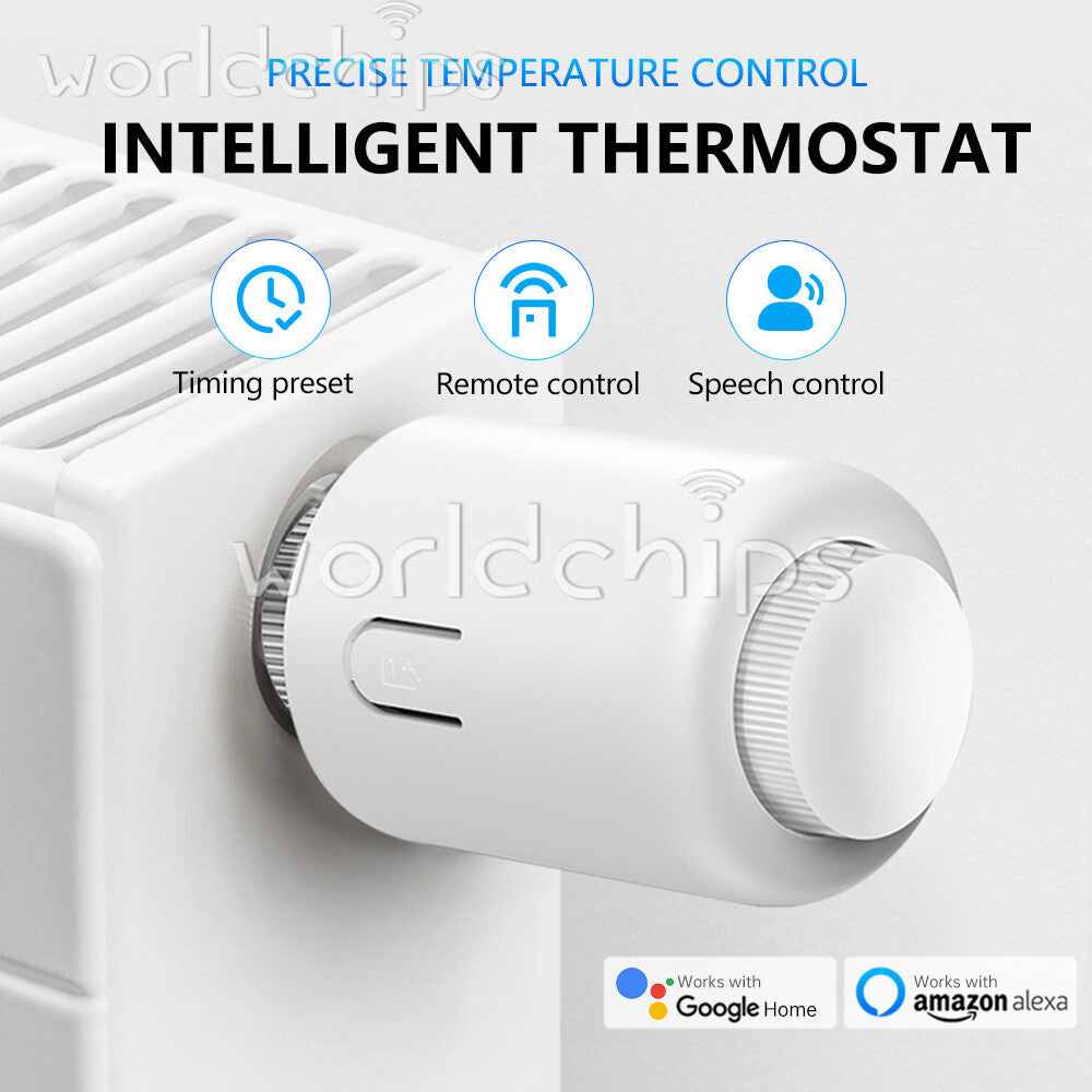ZigBee3.0 Thermostat Smart Thermostatic Valve Controller LED Display APP Control