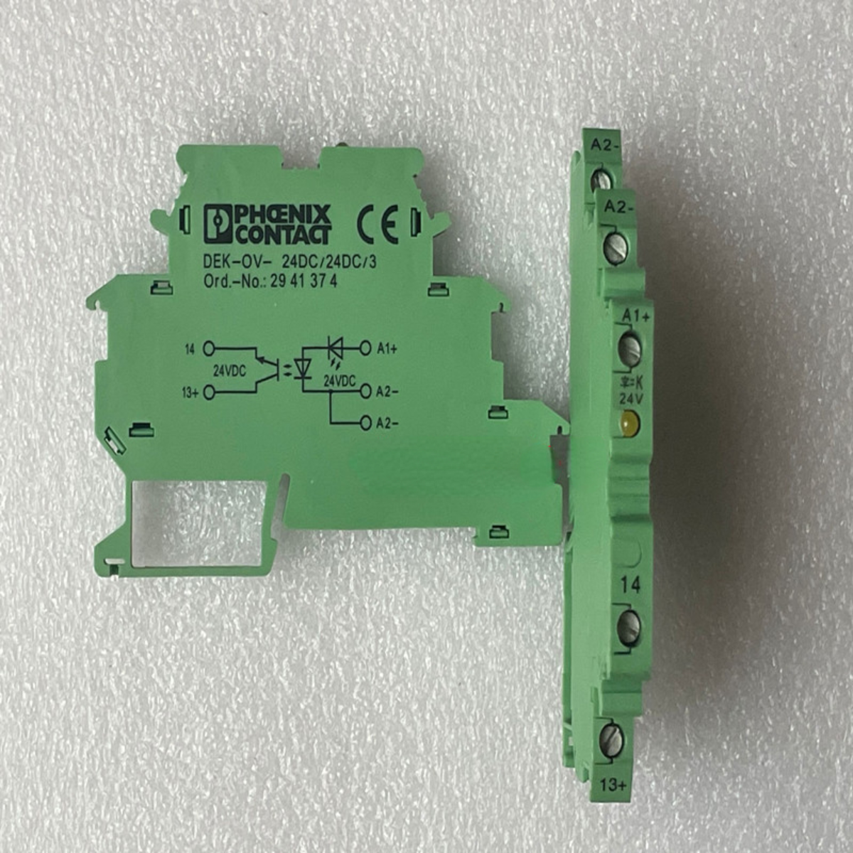 1pcs PHOENIX CONTACT Modular Terminal Relay 2941374 DEK-OV- 24DC/ 24DC/3