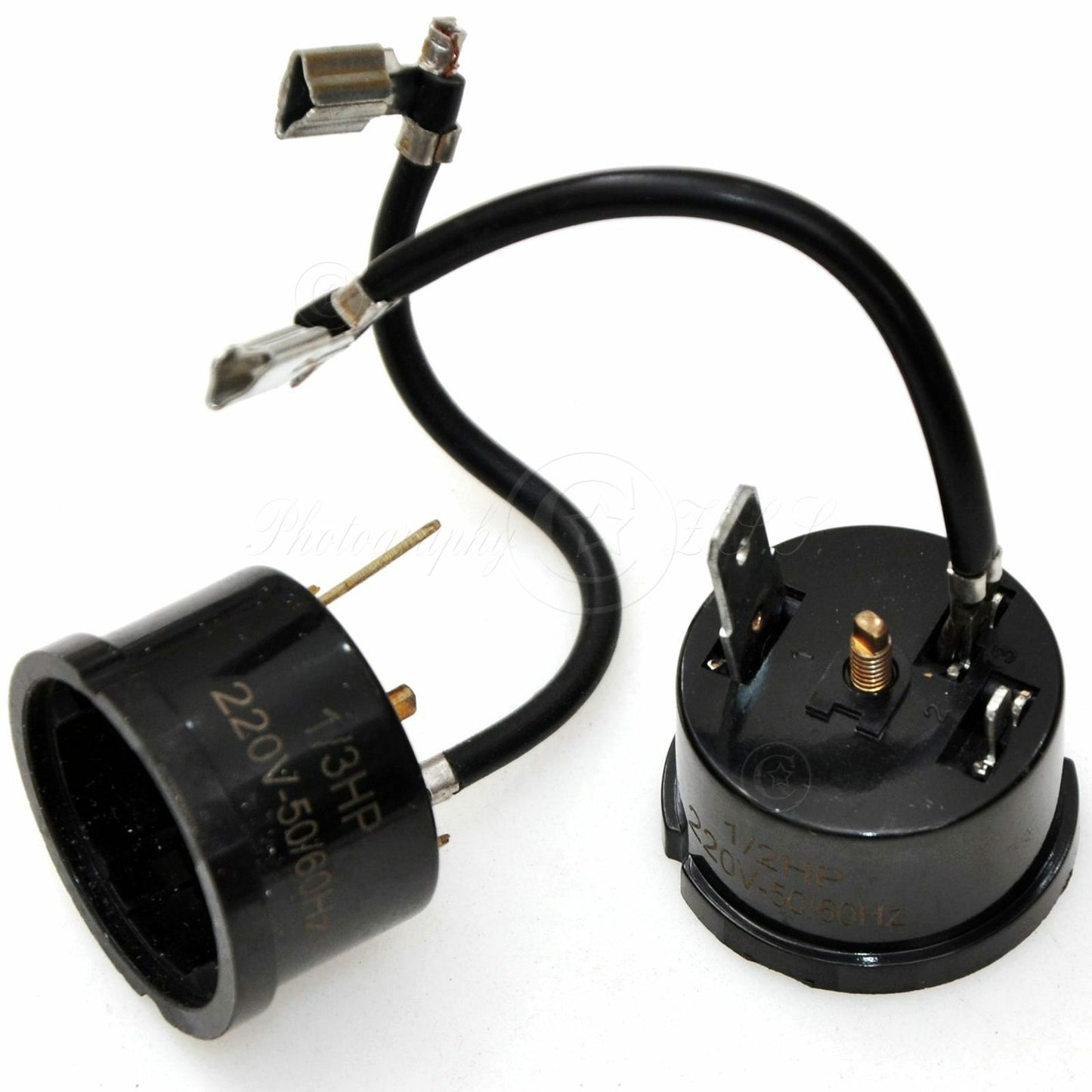 2x Universal 1/3HP 250W Washer Fridge Cooler Compressor Motor Overload Protector
