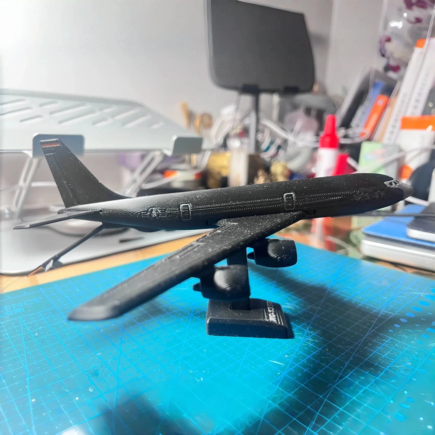 3D Print KC-135R Stratotanker Aerial Tanker Sprue Assembly Hobby Model