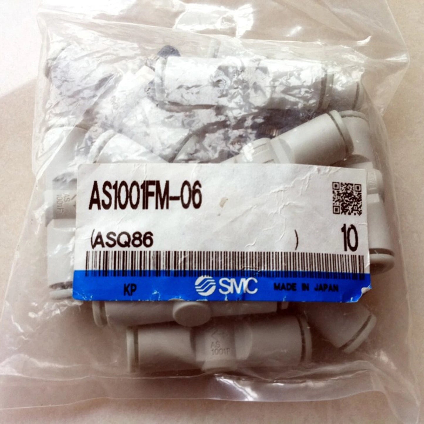 10pc  SMC AS1001FM-06 Throttle valve Quality assurance #P
