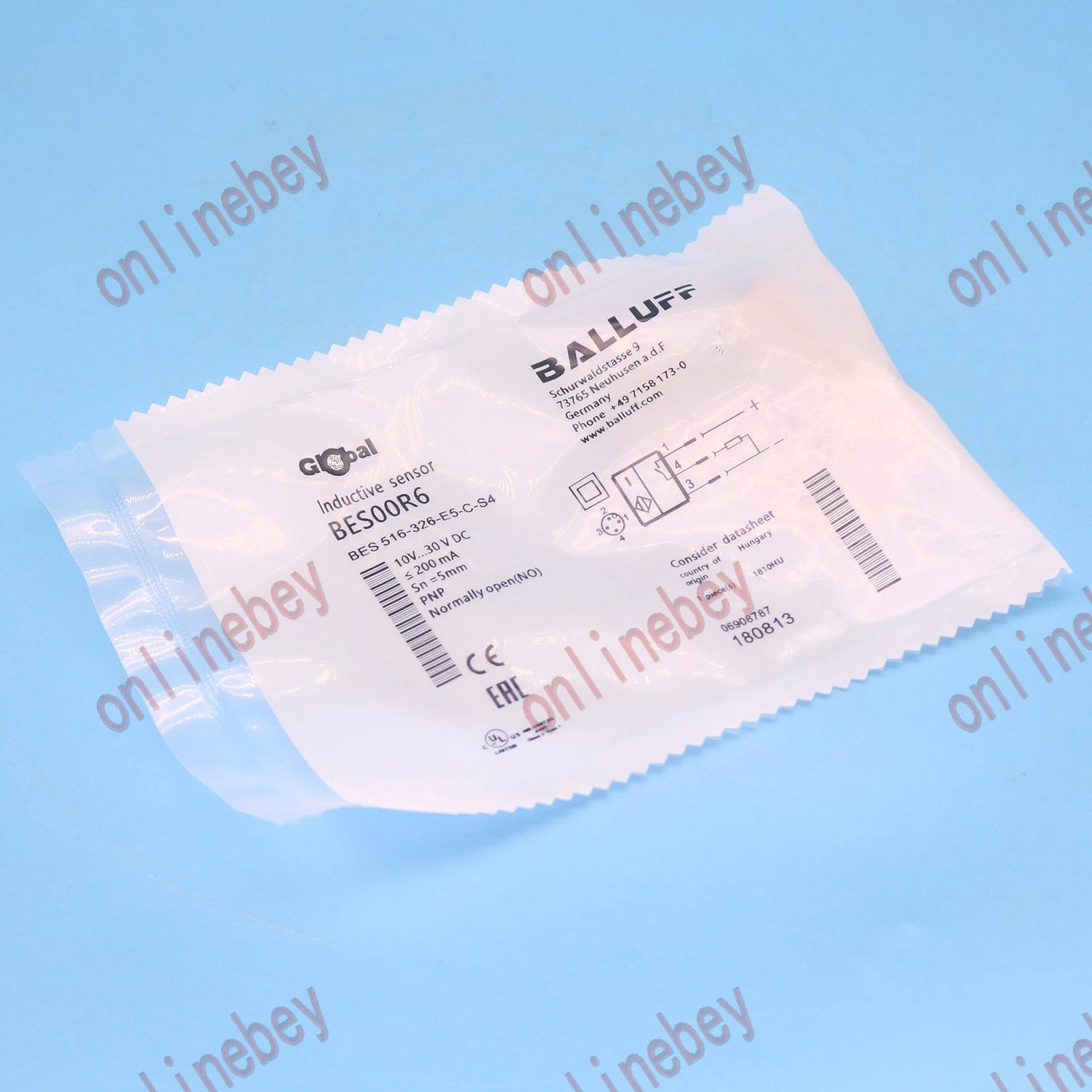 one  balluff Proximity Sensor BES 516-326-E5-C-S4 Free shipping #P