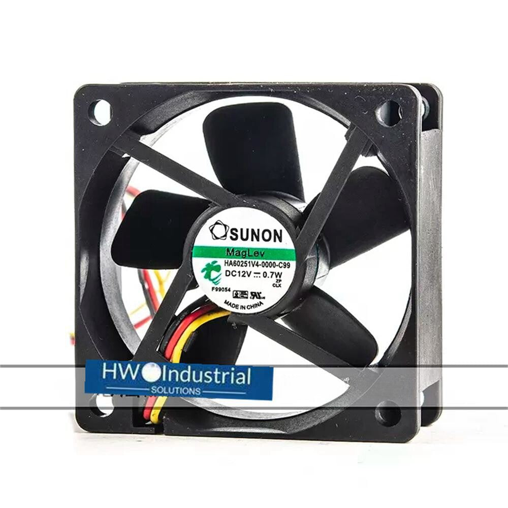1PC SUNON HA60251V4-0000-C99 60x60x25mm 12V 0.7W 6CM 3-Pin Cooling Fan