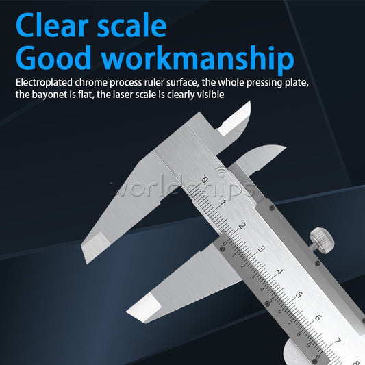 0.02mm Accuracy Vernier Caliper 0-150MM 0-200MM 0-300MM Vernier Measuring Tools
