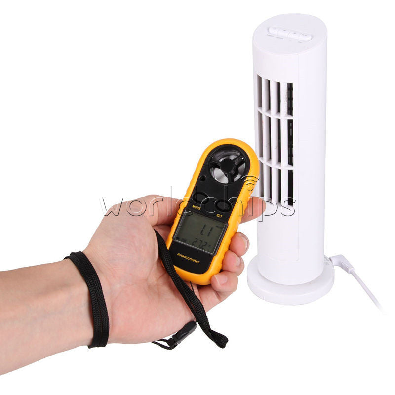 Digital LCD Anemometer Thermometer Air Velocity Wind Speed Meter Tester Gauge