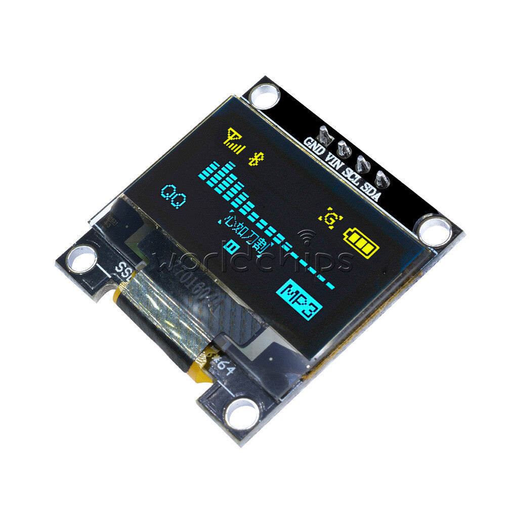 5PCS 3-5V 0.96" Inch  128X64 OLED LCD Display I2C IIC Serial Module for Arduino