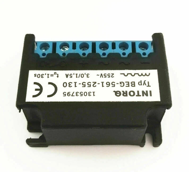 1x INTORQ BEG-561-255-130 255V~ 3.0A/1.5A 0.30S 13053795 Transformer Rectifier