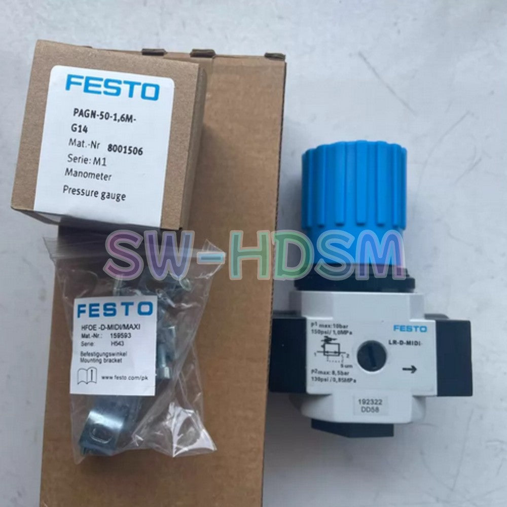 1PCS  for FESTO LR-1/2-D-7-MIDI 162586 Pressure Regulator Freight Free