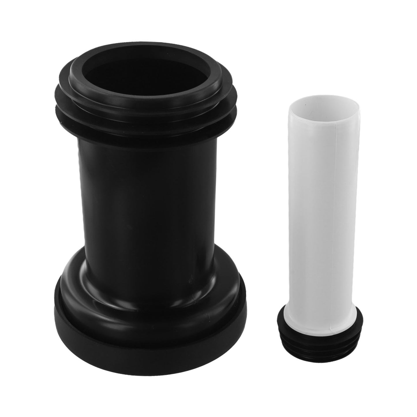PVC Toilet Connecting Pipes 2 Pcs for Efficient Waste Management Systems