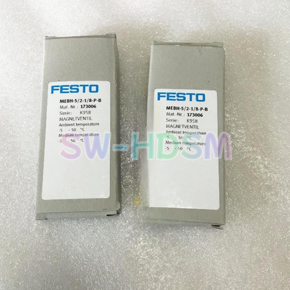 1PCS  for Festo Solenoid Valve MEBH-5-2-1-8-P-B 173006 Freight Free