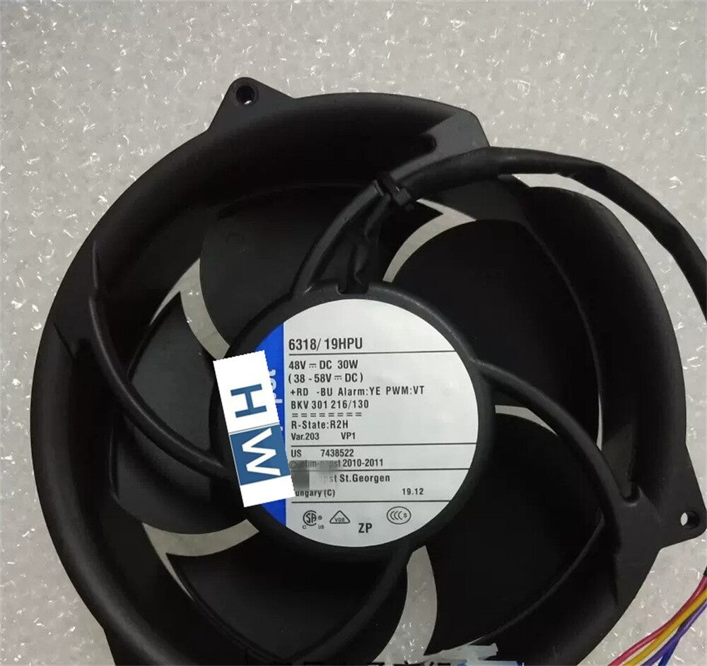 1/piece 6318/19HPU 48V 30W 172*51MM 4-wire Frequency Converter Axial Fan