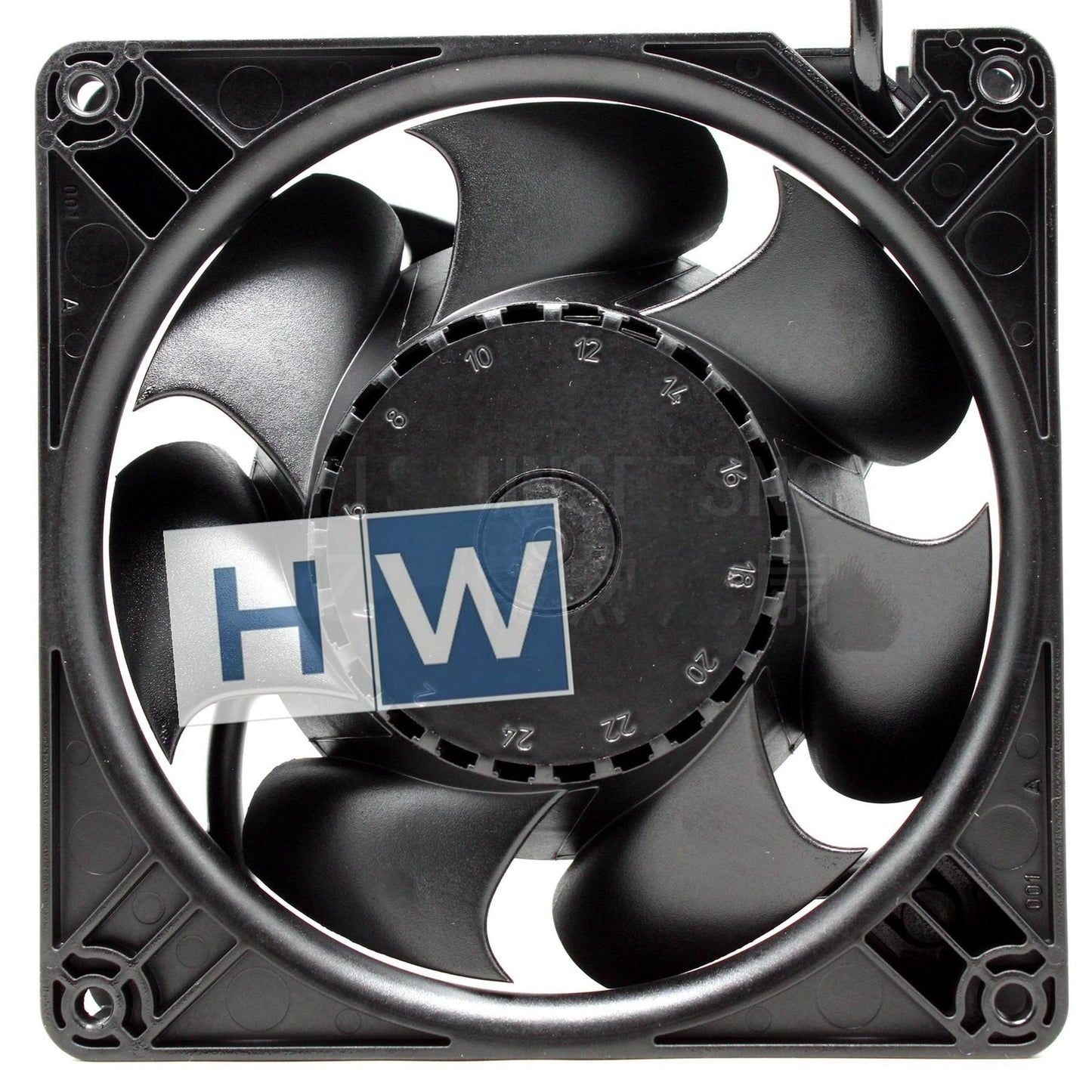 1PC  for DV5214NR 127*38MM 12.7CM 24V 0.84A 20W Aluminum Frame Cabinet Axial