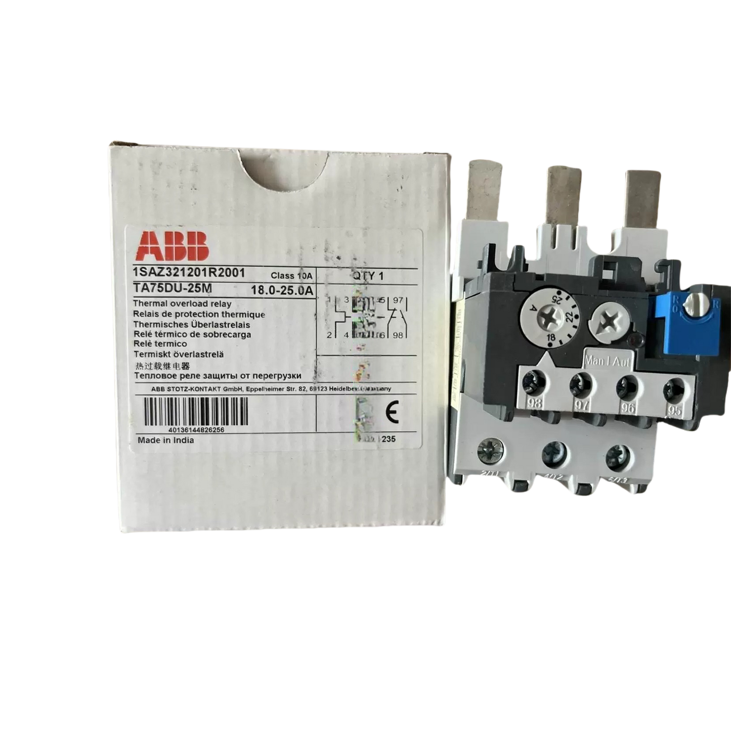 1/Piece TA75DU-25M TA75DU25M 18A-25A ABB Thermal Overload Relay