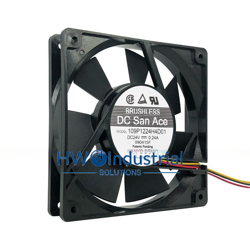 1PC Sanyo 109P1224H4D01 12CM 12025 24V 0.24A Inverter Cooling Fan 3-wire