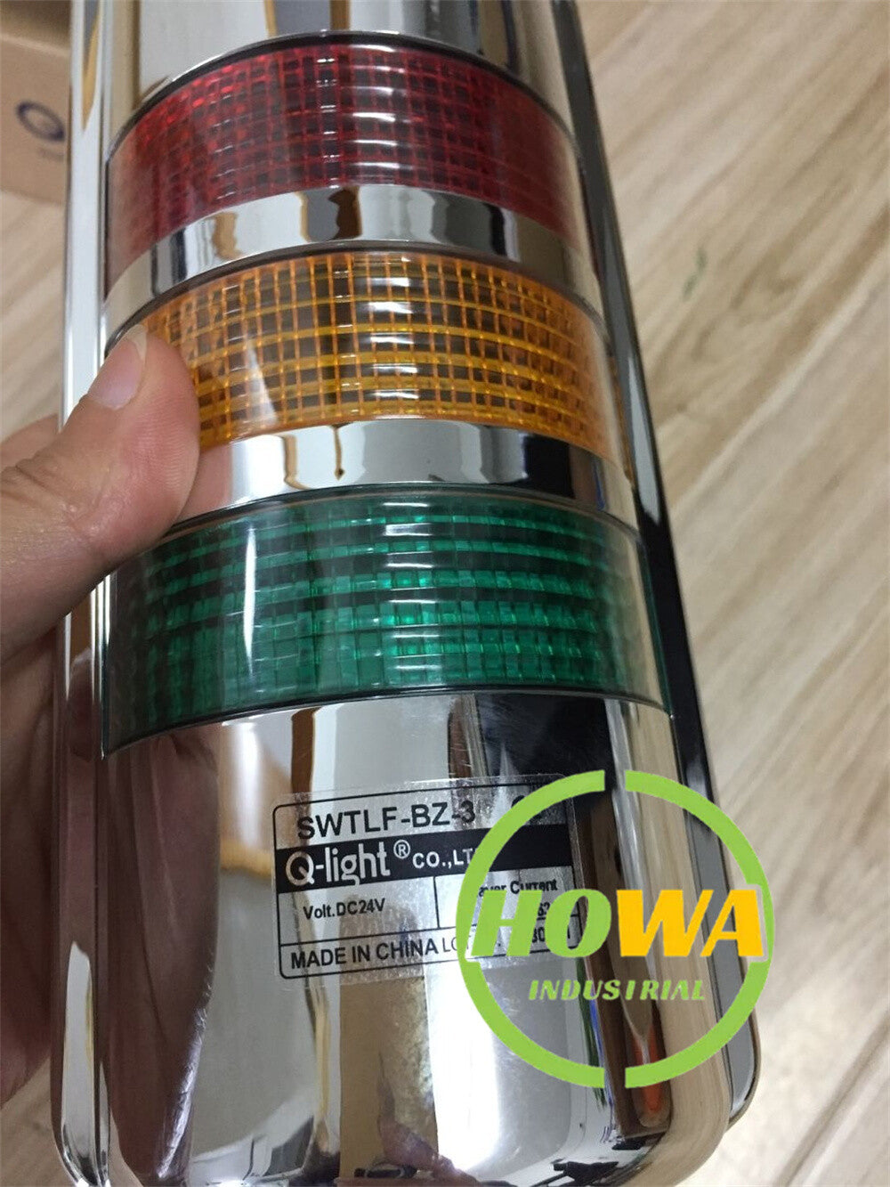 1/piece  Q-LIGHT Three Color Warning Light SWTLF-BZ-3 DC24V RAG