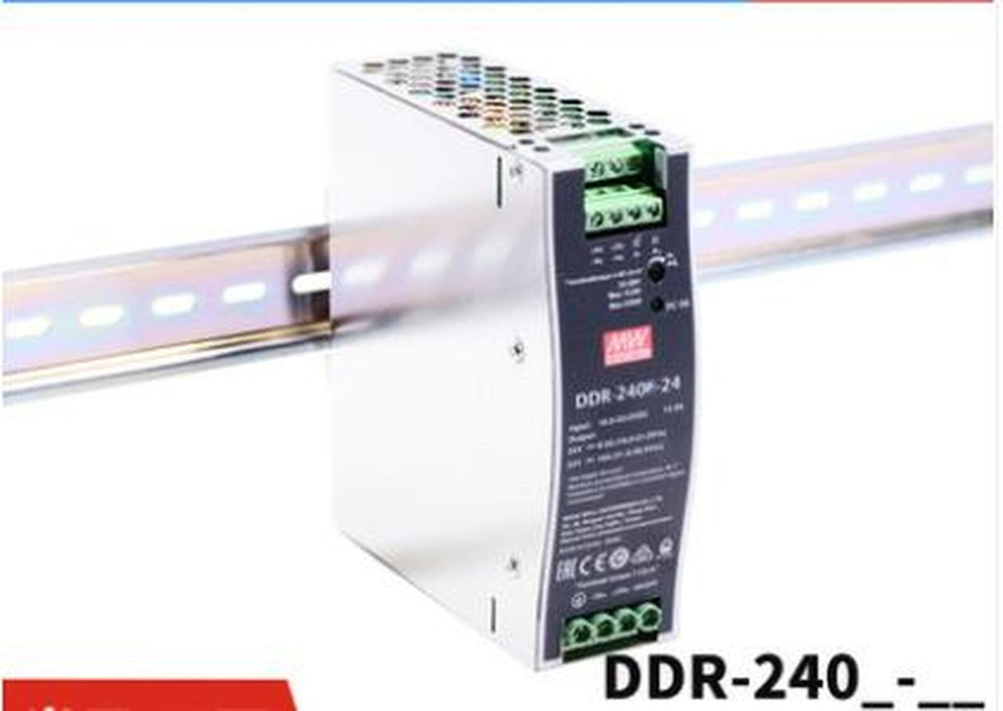 1pcs MEAN WELL DDR-240B-24 Rail Switching Power Supply 48V 5A 240W