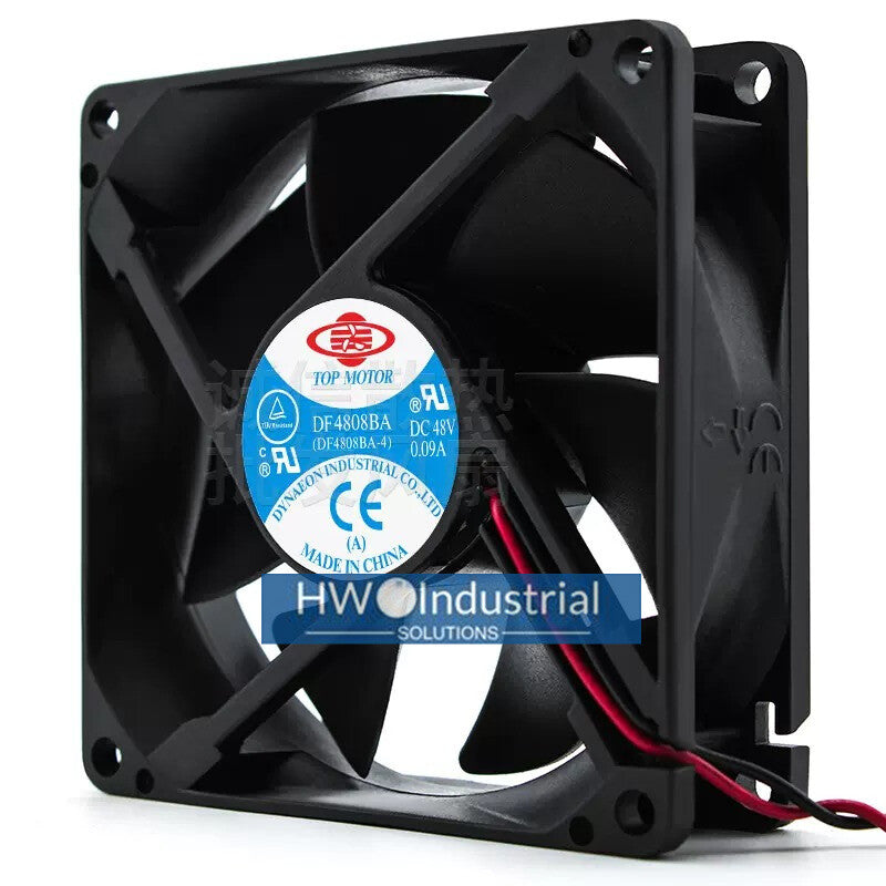 DF4808BA-4 48V 0.09A 8CM 8025 Control Cabinet Inverter Cooling Fan