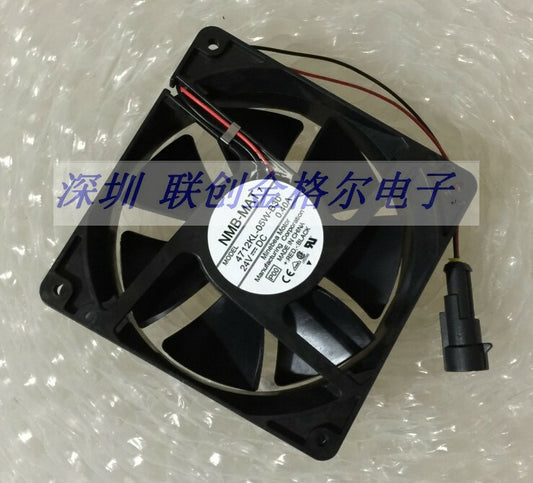 1pcs  NMB-MAT 4712KL-05W-B30 24VDC 0.40A 120 * 120 * 32 ABB inverter fan