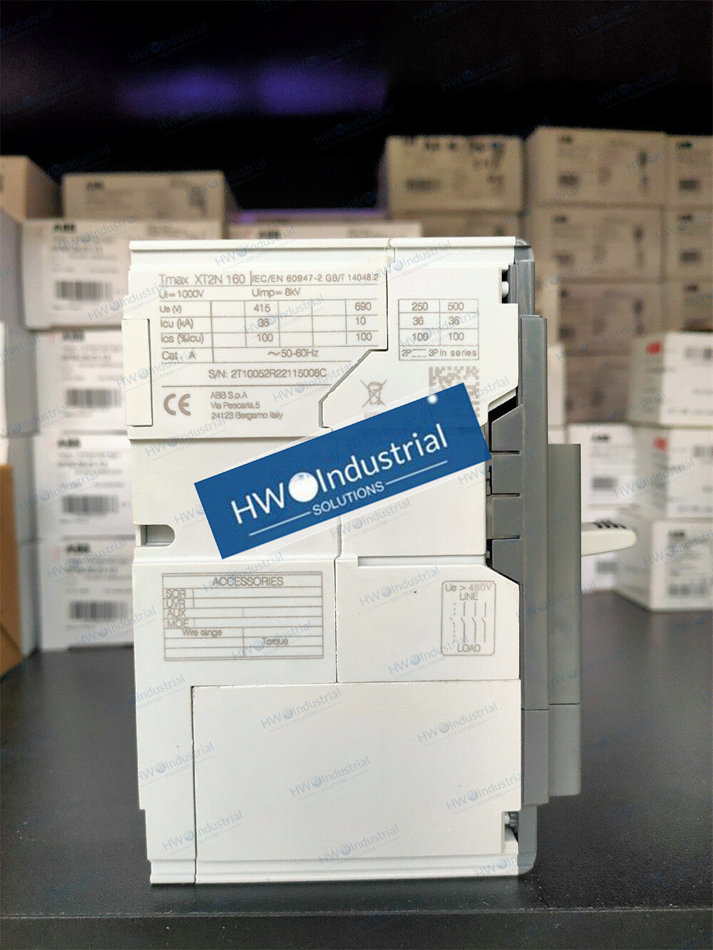 1/Piece XT2N160 TMA160/1600 FF 3P 160A ABB Molded Case Circuit Breaker