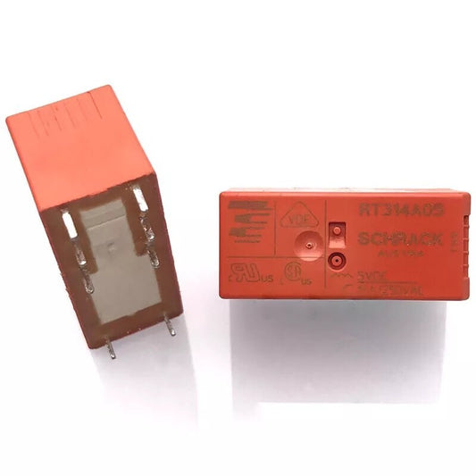 10PCS SCHRACK RT314A05 Power Relay 5VDC 8Pin 16A 250V