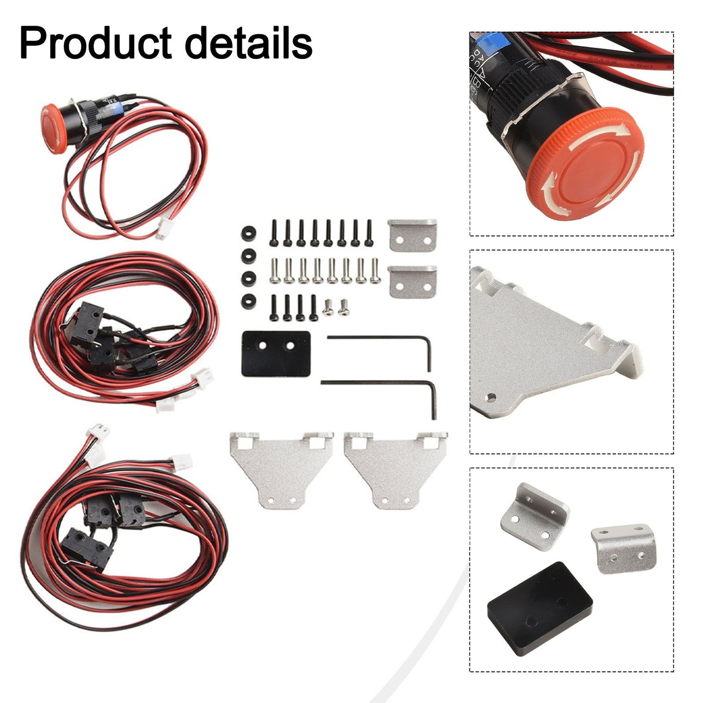 Precision Limit Switch and Stop Button for CNC Engravers For 3018 Series