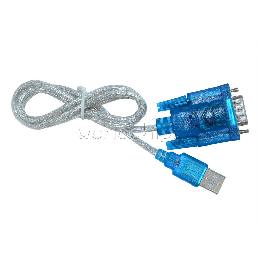 10PCS USB to RS232 Serial Port 9 Pin DB9 Cable Serial COM Port Adapter Convertor