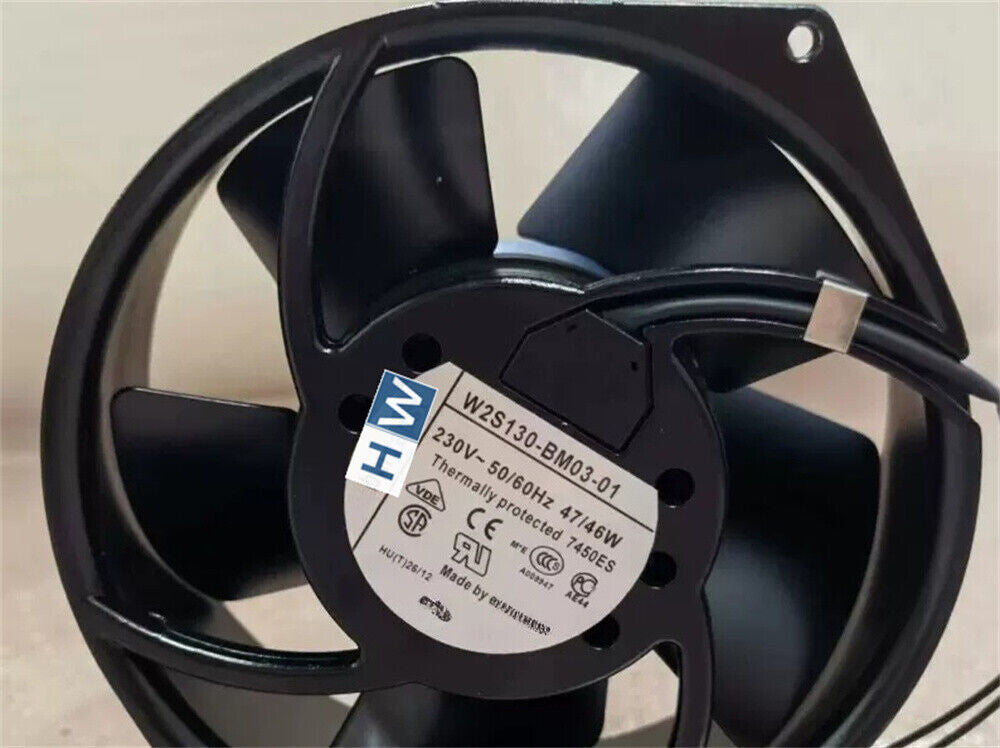 1/piece  W2S130-BM03-01 230V 47/46W All Metal Axial Flow Cooling Fan