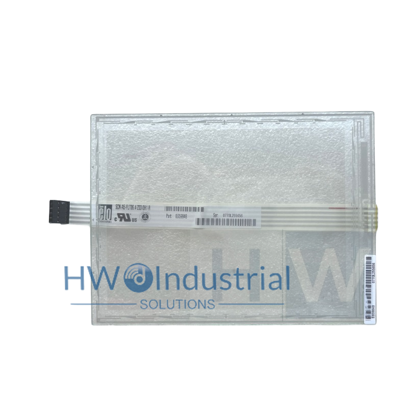 For SCN-AT-FLT06.4-Z02-0H1-R E384435 6.4-inch ELO Touchpad External Glass Plate