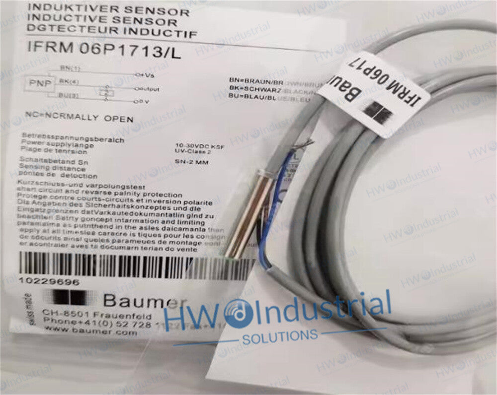 1/piece IFRM 06P1713/L Baumer Inductive Proximity Switch Sensor