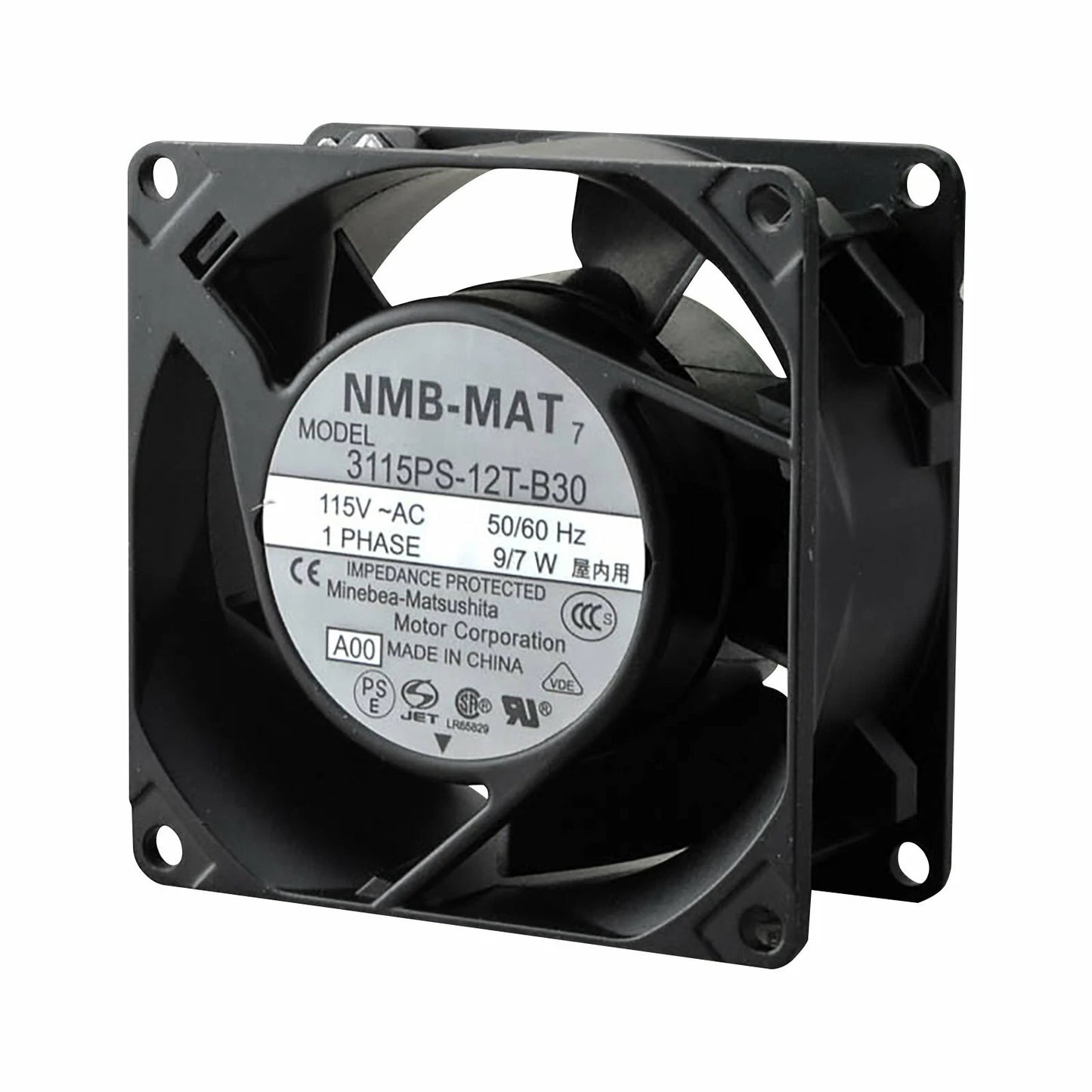 For NMB 3115PS-12T-B30 AC-115V 8038 Cooling Fan Dual Ball Bearing Computer Fan