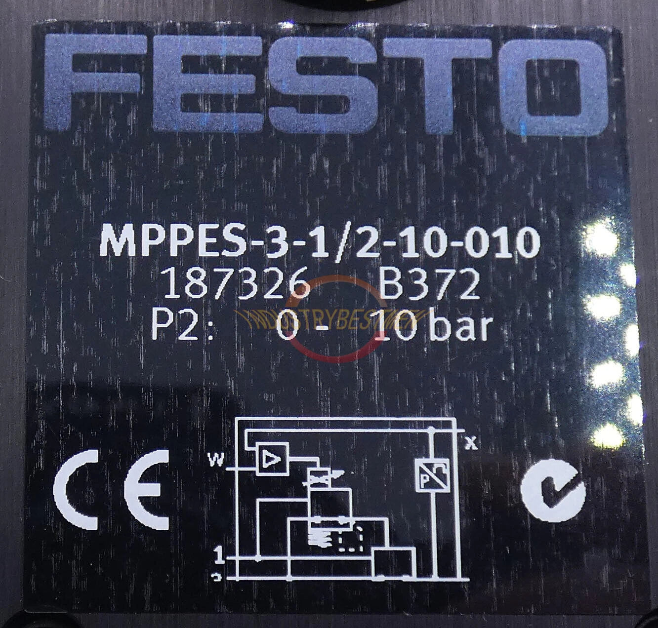 ONE  FESTO proportional pressure reducing valve MPPES-3-1/2-10-010 187326 #P