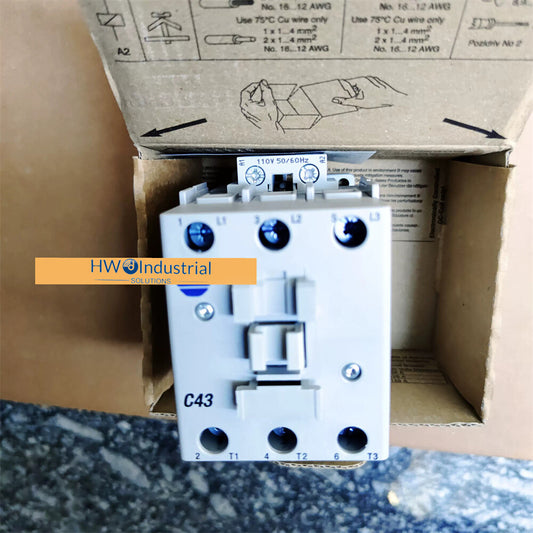 1/piece  100-C43KD00 100-C43*00 110V Coil Voltage Contactor