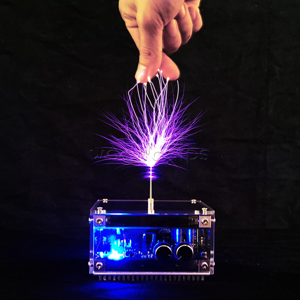 Bluetooth Music Tesla Coil AC110-240V 120W High Frequency Voltage Pulse US/EU