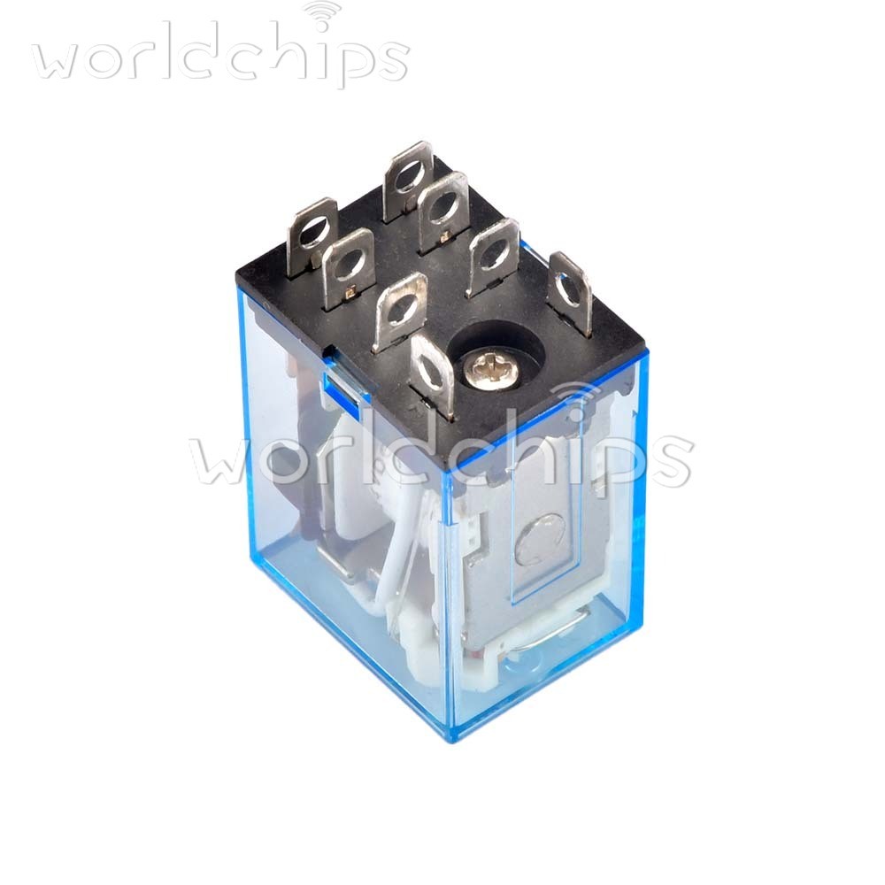 10 set DC 24V 10A Coil LY2NJ Small Relays Module 8PIN DPDT with Base